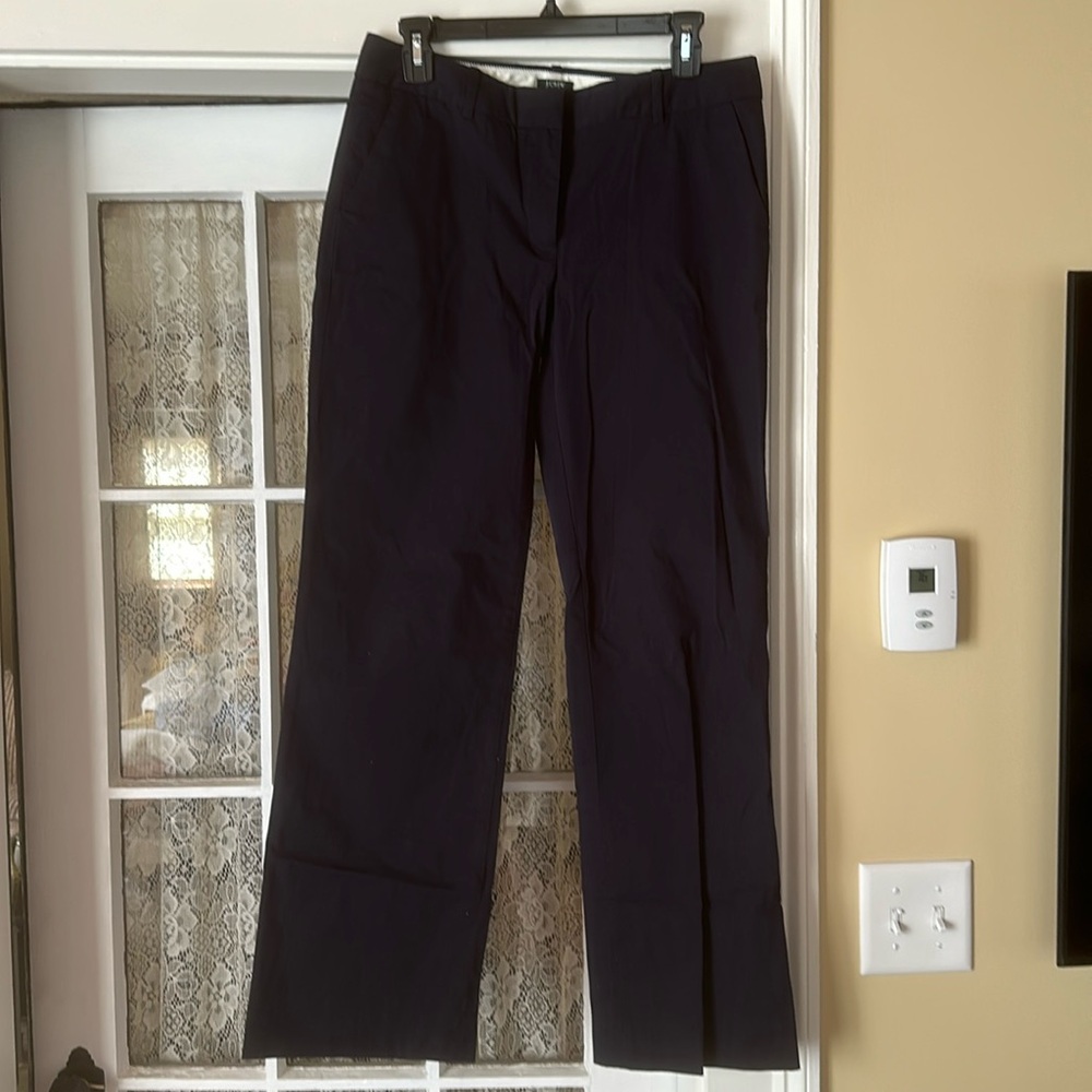 J Crew Navy chino pants.  Size 6 regular.